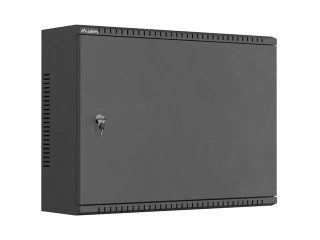 Lanberg TPR 10" & 19" Монтажен шкаф с мрежеста плоча 560 x 420 x 180 Черен (сглобен)
