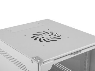 LANBERG комуникационен шкаф 10'' за стенен монтаж 9U / 280x310 за самостоятелно сглобяване (плосък пакет), сив