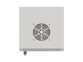 LANBERG комуникационен шкаф 10" стенен 6U/300x300 (плосък пакет) със стъклена врата, сив