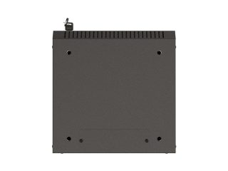 Lanberg rack cabinet 10" wall-mount 9U/300x300 (flat pack) with glass door black