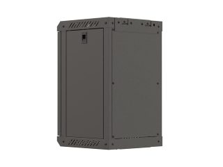 Lanberg rack cabinet 10" wall-mount 9U/300x300 (flat pack) with glass door black