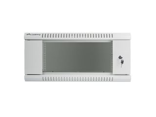 Lanberg rack cabinet 19" wall-mount 4U / 600x600 for self-assembly (flat pack), grey