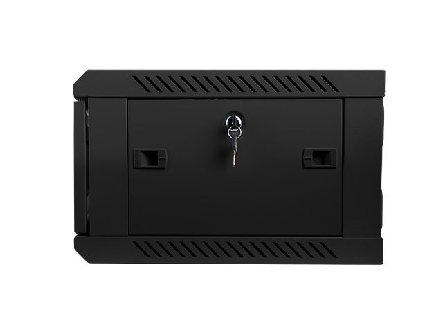 LANBERG комуникационен шкаф 19" за стенен монтаж 4U / 600x450 за самостоятелно сглобяване (плосък пакет), черен