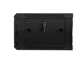 LANBERG комуникационен шкаф 19" за стенен монтаж 4U / 600x450 за самостоятелно сглобяване (плосък пакет), черен