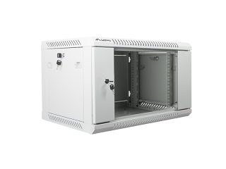 Lanberg rack cabinet 19" wall-mount 6U / 600x450 for self-assembly (flat pack), grey