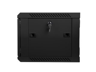 Lanberg rack cabinet 19" wall-mount 6U / 600x450 for self-assembly (flat pack), black