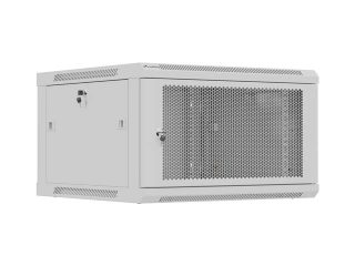 LANBERG комуникационен шкаф 19" за стенен монтаж 9U / 600x600 за самостоятелно сглобяване (плосък пакет), сив