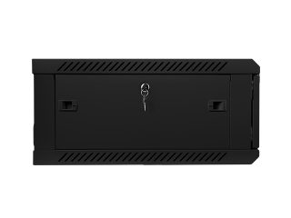 Lanberg rack cabinet 19” wall-mount 4U / 600x600 for self-assembly (flat pack), black