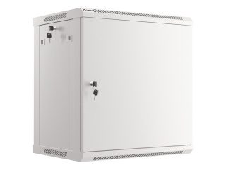 LANBERG rack cabinet 19" wall-mount 12U/600x450 for self-assembly with metal door grey (flat pack)
