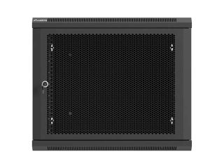 Lanberg rack cabinet 19" wall-mount 9U / 600x600 for self-assembly (flat pack), black