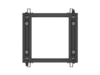 Lanberg open rack 19" 9U 600x600-1100 регулируем, черен