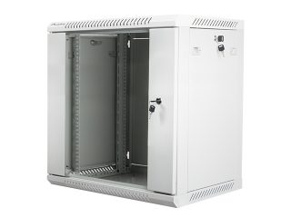 Lanberg rack cabinet 19" wall-mount 12U / 600x450 for self-assembly (flat pack), grey