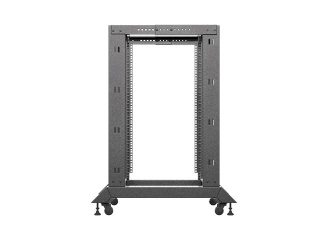 Lanberg отворен rack 19" 18U 600x800 черен