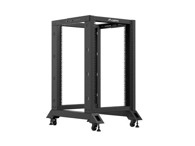 Lanberg отворен rack 19" 18U 600x800 черен