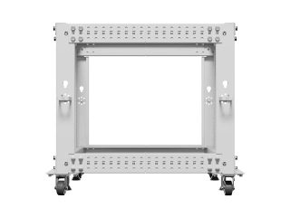 Lanberg отворен шкаф 19" 9U 600x600-1100 регулируем, сив