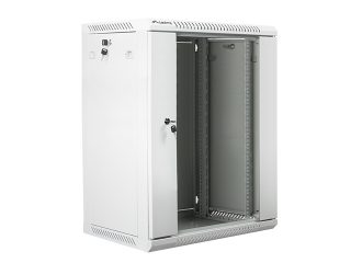 Lanberg rack cabinet 19" wall-mount 15U / 600x450 for self-assembly (flat pack), grey