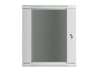 Lanberg rack cabinet 19" wall-mount 15U / 600x450 for self-assembly (flat pack), grey