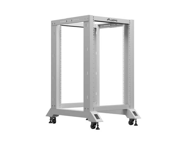 Lanberg отворен шкаф 19" 18U 600x800, сив