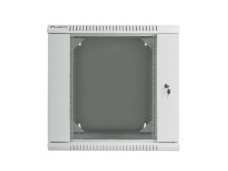Lanberg rack cabinet 19" double-section wall-mount 12U / 600x600 for self-assembly (flat pack), grey