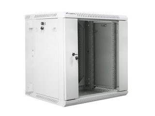 Lanberg rack cabinet 19" double-section wall-mount 12U / 600x600 for self-assembly (flat pack), grey