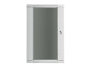 Lanberg rack cabinet 19" wall-mount 22U / 600x450 for self-assembly (flat pack), grey
