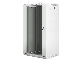 Lanberg rack cabinet 19" wall-mount 22U / 600x450 for self-assembly (flat pack), grey