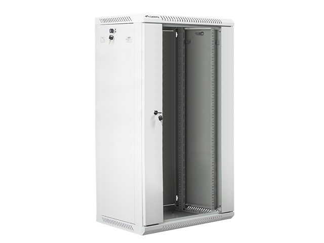 Lanberg rack cabinet 19" wall-mount 22U / 600x450 for self-assembly (flat pack), grey