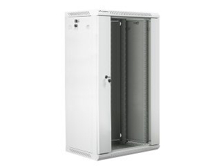 Lanberg rack cabinet 19" wall-mount 22U / 600x450 for self-assembly (flat pack), grey