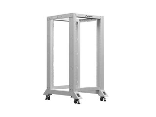 Lanberg открит шкаф 19" 22U 600x800, сив