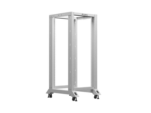 Lanberg отворен шкаф 19" 27U 600x800, сив
