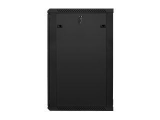 LANBERG комуникационен шкаф 19" за стенен монтаж 22U / 600x600 за самостоятелно сглобяване (плосък пакет), черен
