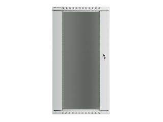 Lanberg rack cabinet 19" wall-mount 27U / 600x600 for self-assembly (flat pack), grey