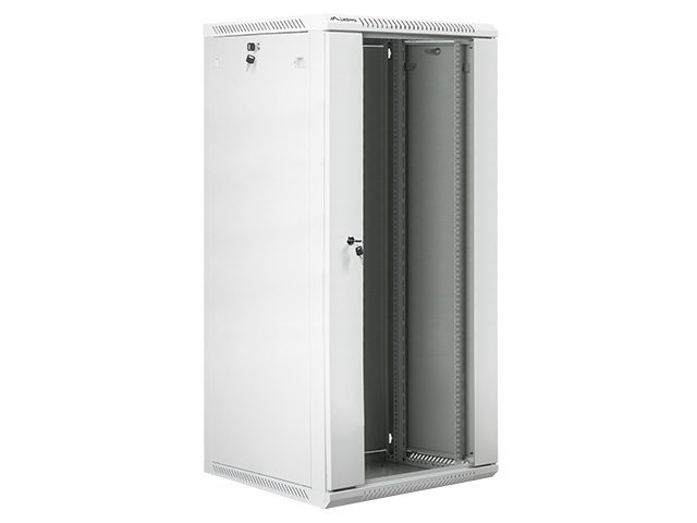 Lanberg rack cabinet 19" wall-mount 27U / 600x600 for self-assembly (flat pack), grey