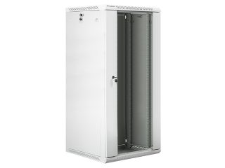Lanberg rack cabinet 19" wall-mount 27U / 600x600 for self-assembly (flat pack), grey