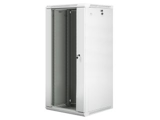 Lanberg rack cabinet 19" wall-mount 27U / 600x600 for self-assembly (flat pack), grey