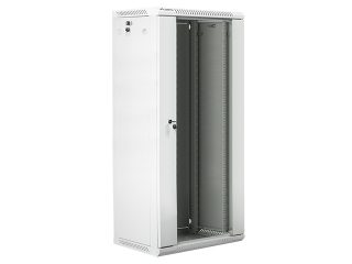 Lanberg rack cabinet 19" wall-mount 27U / 600x450 for self-assembly (flat pack), grey