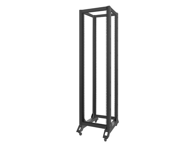 Lanberg отворен шкаф 19" 42U 600x800, черен
