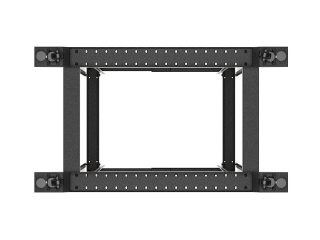 Lanberg отворен шкаф 19" 42U 600x1000 черен