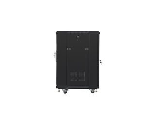 Lanberg rack cabinet 19" free-standing 15U/600x600 (flat pack) black