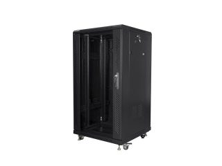 Lanberg rack cabinet 19" free-standing 22U/600x600 (flat pack) black