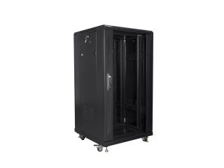 Lanberg rack cabinet 19" free-standing 22U/600x600 (flat pack) black
