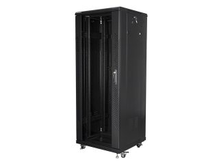 Lanberg шкаф 19" свободностоящ 32U / 600x600, самостоятелно сглобяем, черен