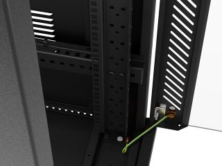Lanberg rack cabinet 19" free-standing 32U/600X1000 (FLAT PACK) with glass door LCD black