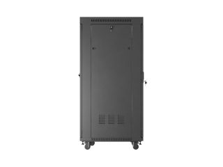 LANBERG комуникационен шкаф 19" свободностоящ 32U/600X800 (FLAT PACK) с мрежеста врата LCD черен