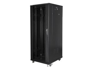 LANBERG комуникационен шкаф 19" свободностоящ 32U / 600x800, самостоятелно сглобяване, черен