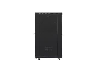LANBERG rack cabinet 19" free-standing 22U/800x1000 (flat pack) with mesh door lcd black v2
