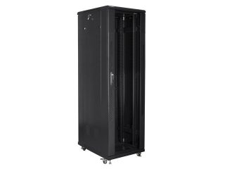 Lanberg rack cabinet 19" free-standing 42U / 600x1000 self-assembly flat pack, black