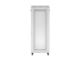 Lanberg Rack Cabinet 19" Free-Standing 42U/800X1000 (Flat Pack) With Mesh Door LCD Grey