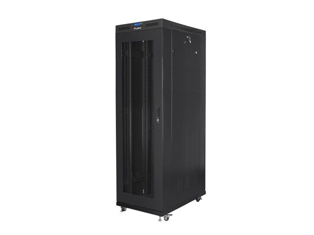 Lanberg rack cabinet 19" free-standing 42U/800x1200 (flat pack) with mesh door lcd black v2