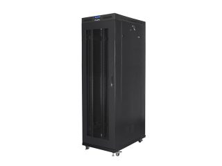 Lanberg rack cabinet 19" free-standing 42U/800x1200 (flat pack) with mesh door lcd black v2